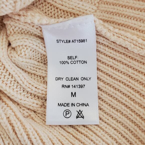 ASTR the Label Mila Ribbed Crop Sweater Blush Size M - Picture 6 of 8